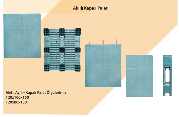 AKILLI KAPALI PLASTİK PALET